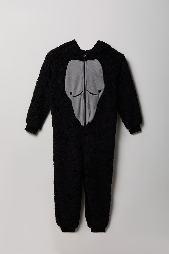 Kids 3D Gorilla Sherpa Onesie