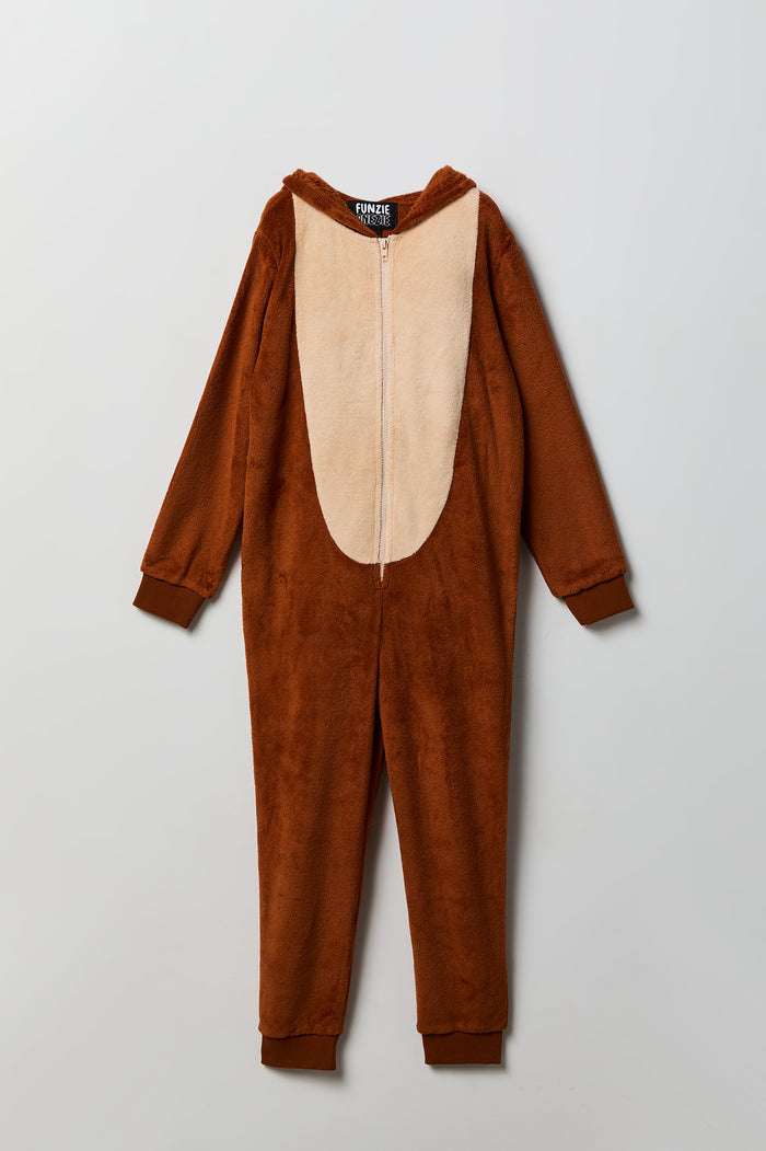 Kids 3D Monkey Plush Onesie