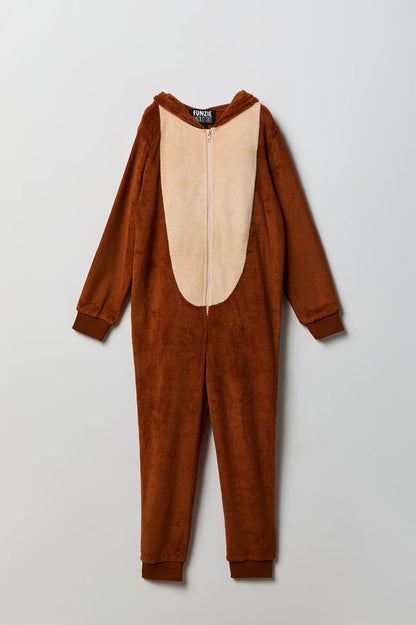 Kids 3D Monkey Plush Onesie