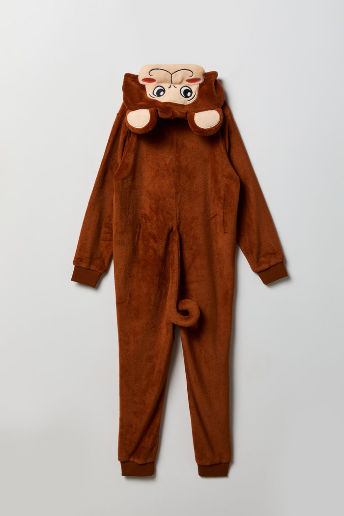Kids 3D Monkey Plush Onesie