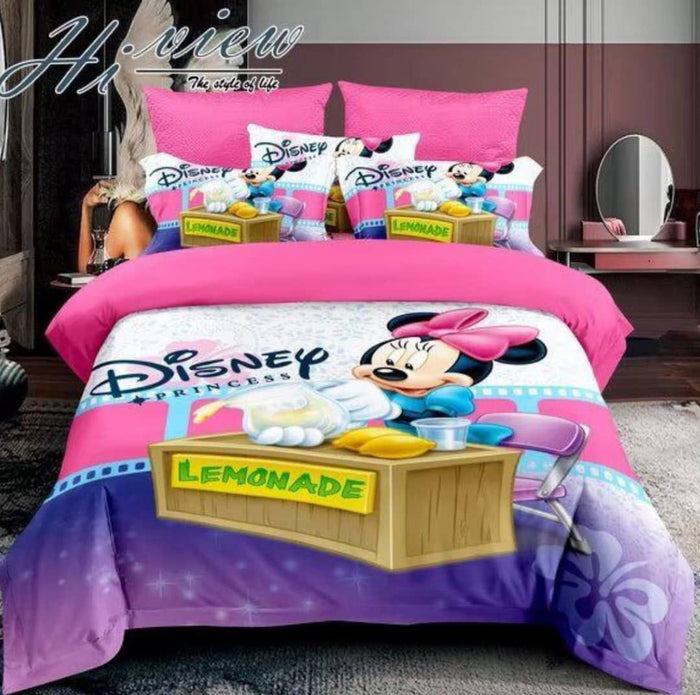 Kids cartoon duvet 4x6 characters