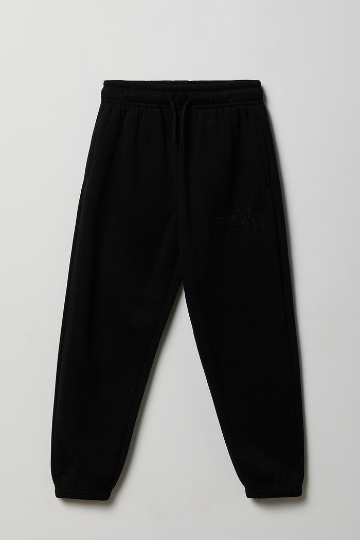 Kids Embroidered Fleece Sweatpant