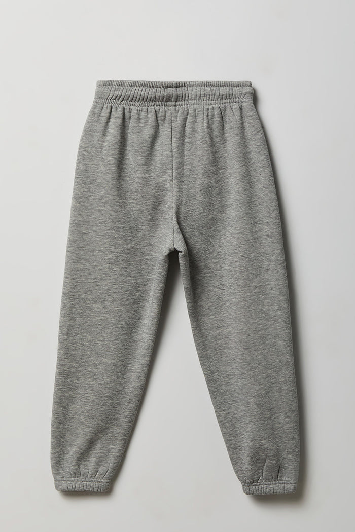 Kids Embroidered Fleece Sweatpant