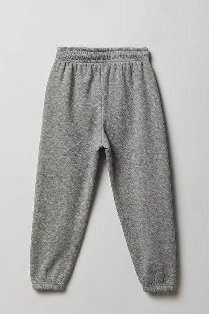 Kids Embroidered Fleece Sweatpant