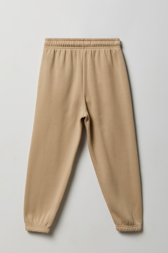 Kids Embroidered Fleece Sweatpant