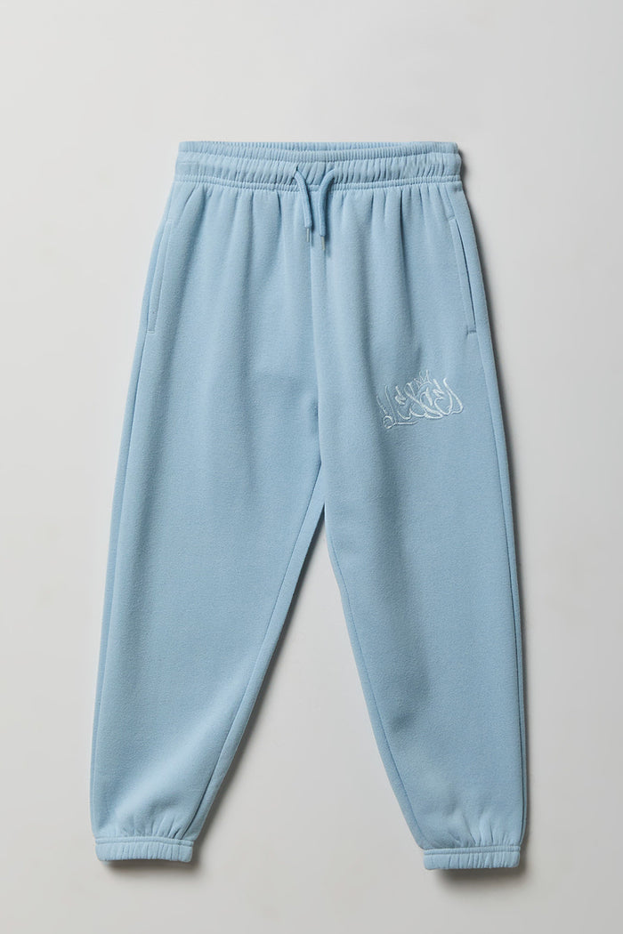 Kids Embroidered Fleece Sweatpant