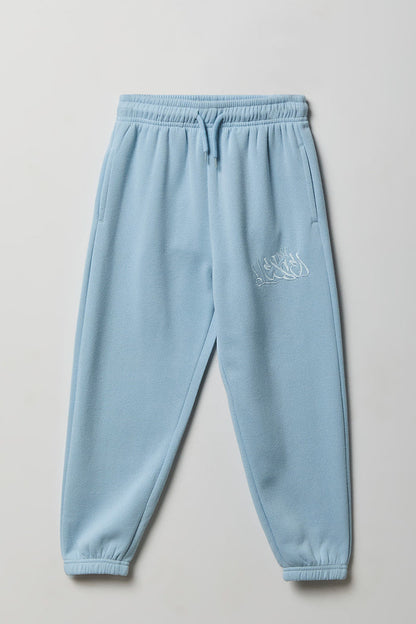 Kids Embroidered Fleece Sweatpant