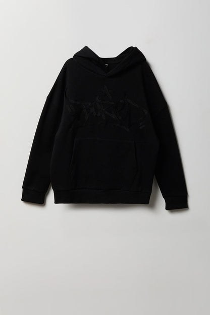 Kids Embroidered Graffiti Hoodie