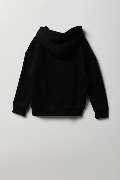 Kids Embroidered Graffiti Hoodie