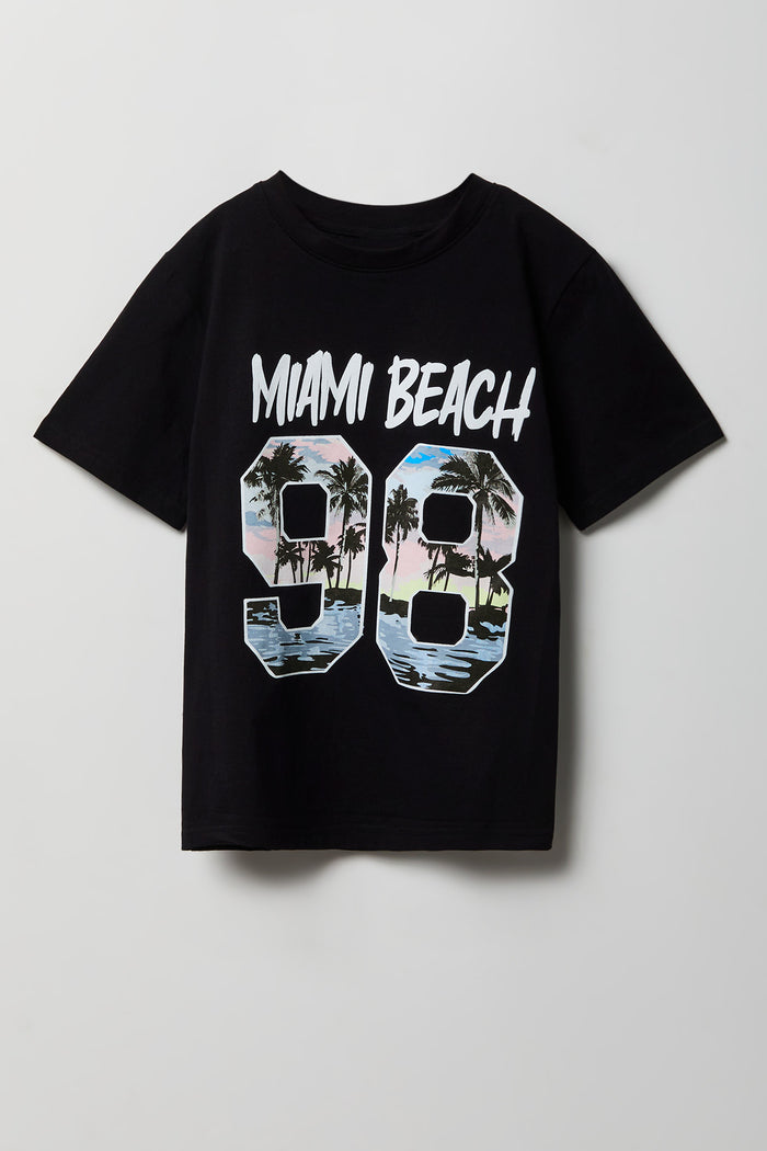 Kids Palm Tree Graphic T-Shirt