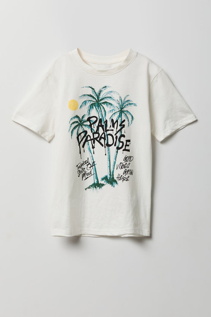 Kids Palm Tree Graphic T-Shirt