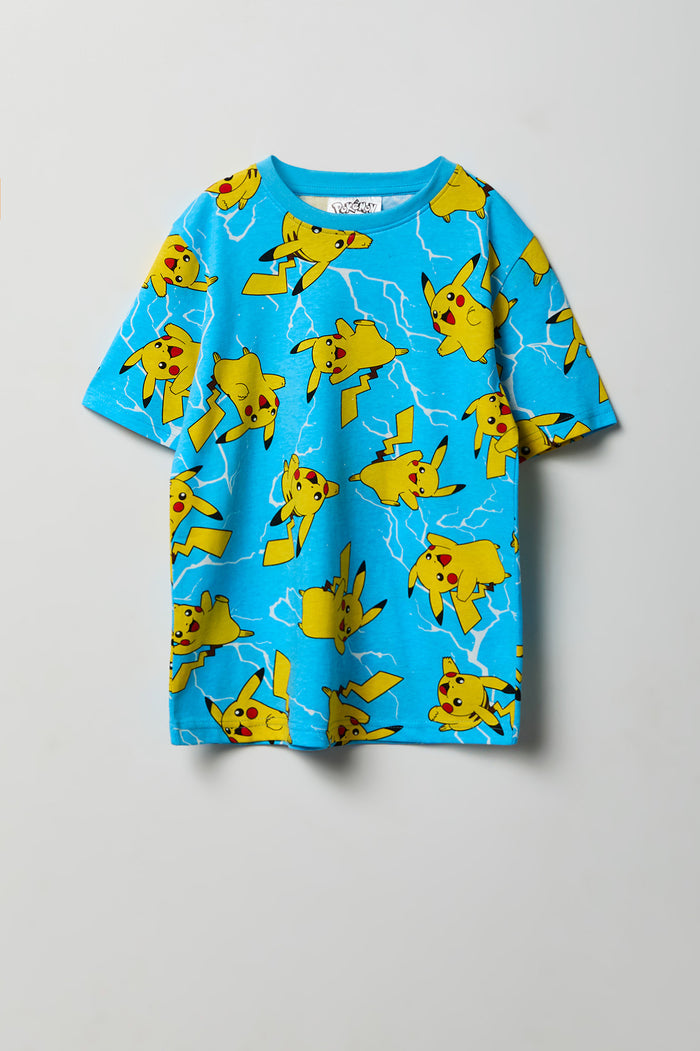 Kids Pikachu Print T-Shirt
