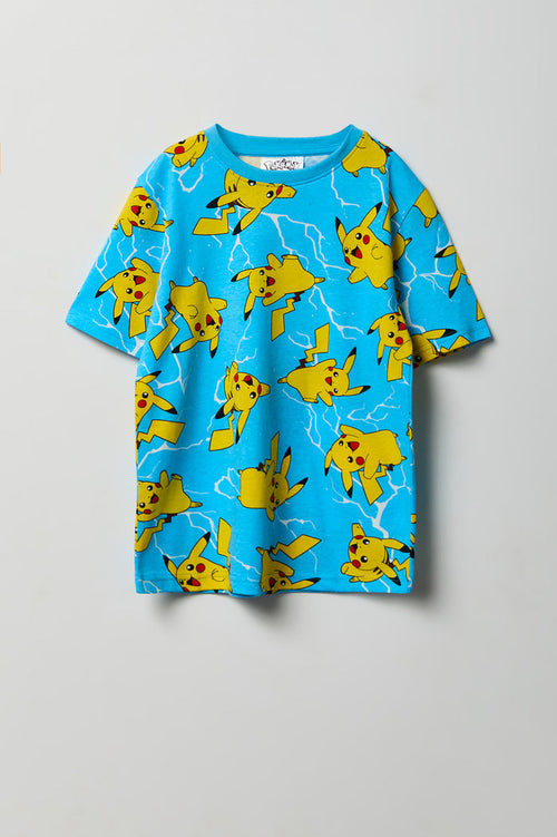Kids Pikachu Print T-Shirt