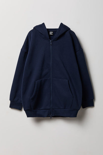 Kids Premium Heavyweight Fleece Zip-Up Fleece Hoodie