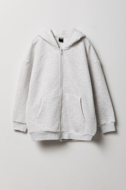Kids Premium Heavyweight Fleece Zip-Up Fleece Hoodie