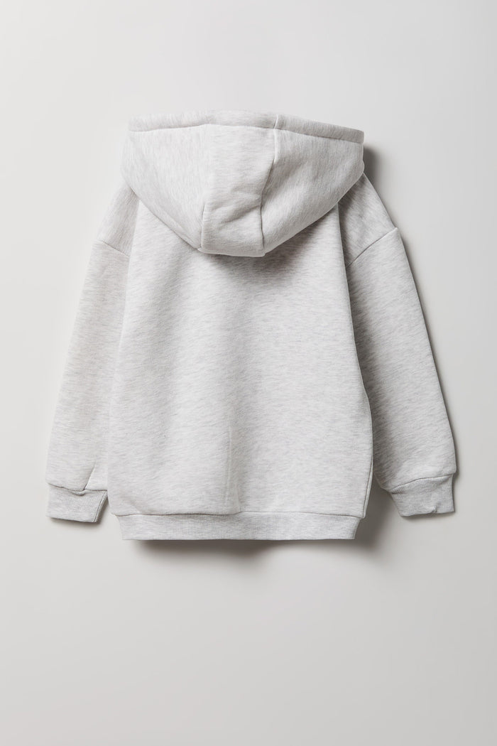 Kids Premium Heavyweight Fleece Zip-Up Fleece Hoodie