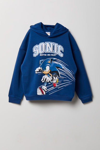 Kids Sonic Graphic Fleece Hoodie