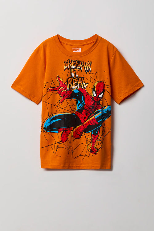 Kids Spider-Man Halloween Graphic T-Shirt