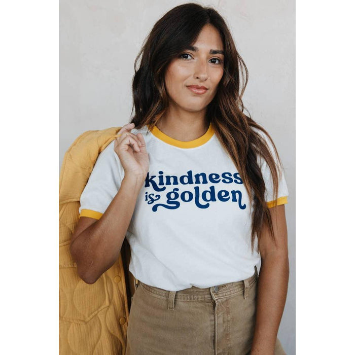 Kindness Is Golden Tee- Assorted Sizes
