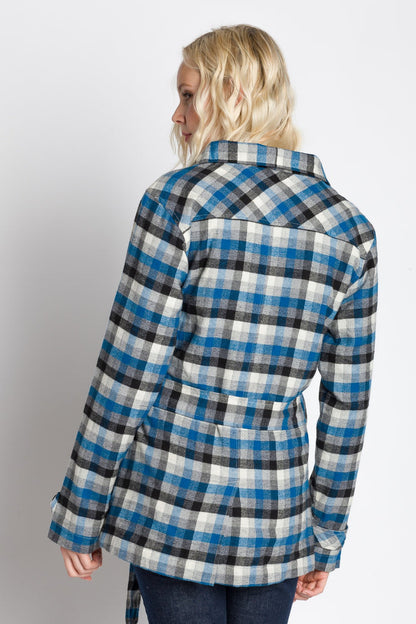 Kinsley | Women's Lined Brushed Double Breasted Coat
