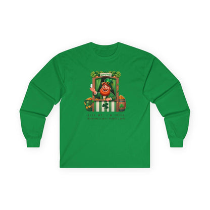Kiss Me, I'm Irish - Everyone Is on St. Patrick's Day! 💋🍀 Irish Man - Unisex Ultra Cotton Long Sleeve Tee - Whippie's