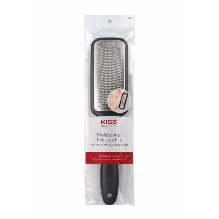 KISS NEW YORK Professional Pedicure File [Black] #FF04