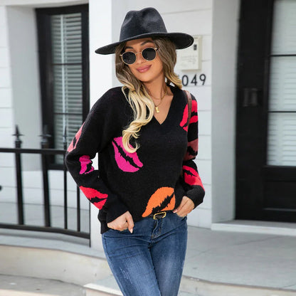 Kiss Sweater | Valentine Boutique Knit Pullover