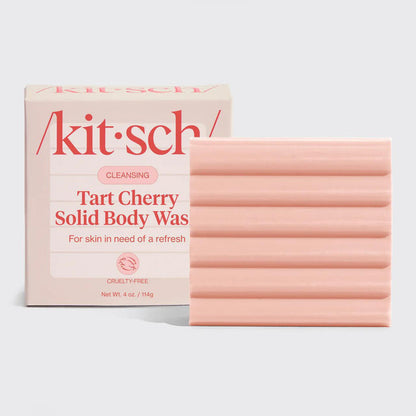 Kitsch Cleansing Tart Cherry Solid Body Wash 114 g