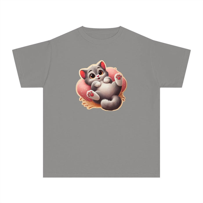 😻 Kitten Cuddle Time 💖 Youth Midweight Tee ✨ Purr-fectly adorable! - Whippie's