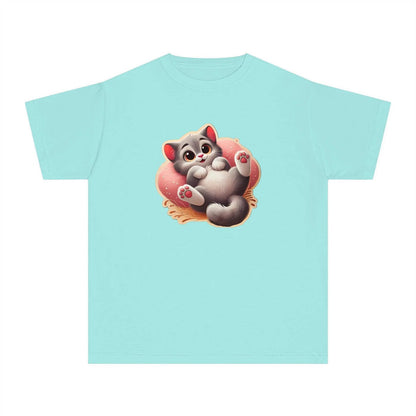 😻 Kitten Cuddle Time 💖 Youth Midweight Tee ✨ Purr-fectly adorable! - Whippie's