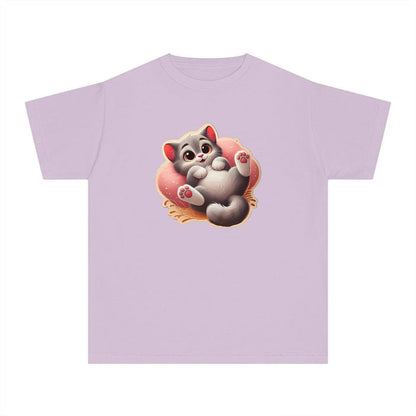 😻 Kitten Cuddle Time 💖 Youth Midweight Tee ✨ Purr-fectly adorable! - Whippie's