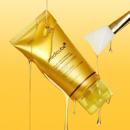 KOJIC TURMERIC NIGHT WRAPPING MASK - Masca De Fata Peel Off Cu Acid Kojic - skinseen.ro