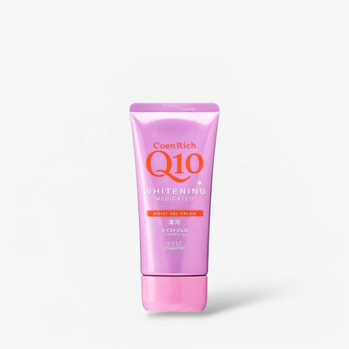 Kose CoenRich Q10 Whitening Medicated Moist Gel Hand Cream 80g كريم اليدين المرطب والمبيض من كوس كوينريتش كيو 10 - Princess Cosmetics Qatar