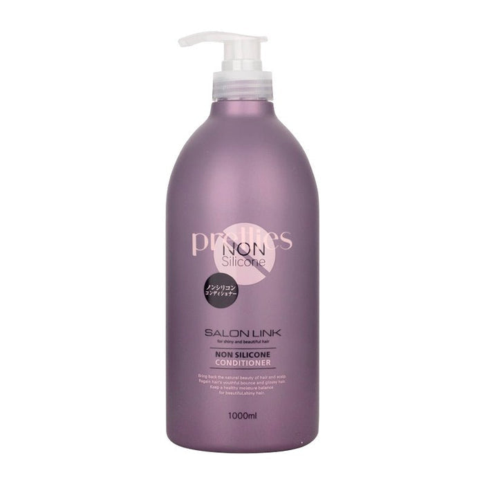 Kumano Yushi Salon Link Non Silicone Conditioner (Natural Floral) 1000ml (Purple)