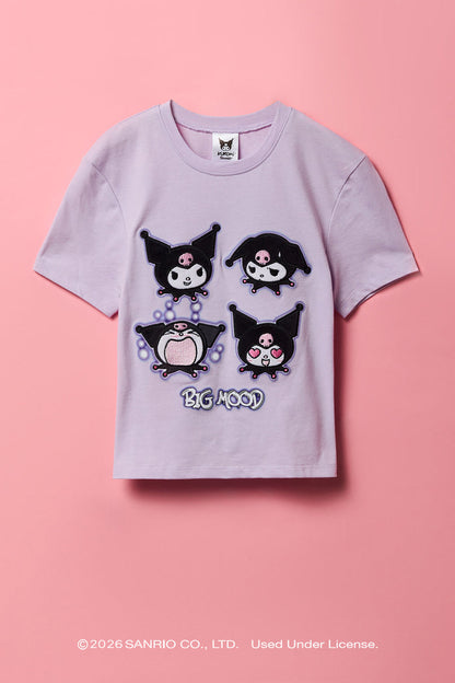 Kuromi™ Girls Embroidered T-Shirt