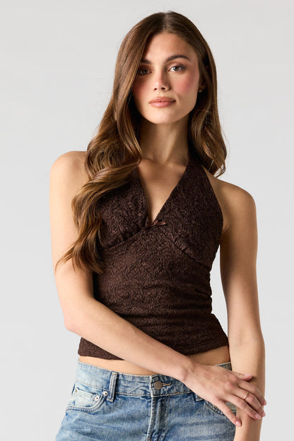 Lace Halter Top