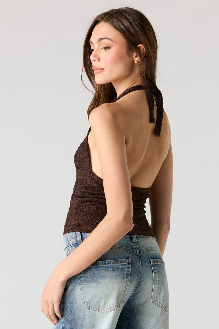 Lace Halter Top