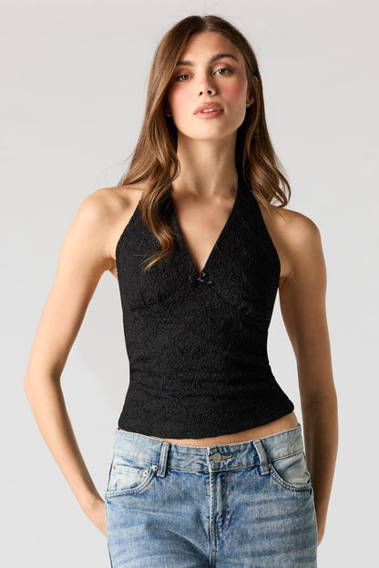 Lace Halter Top