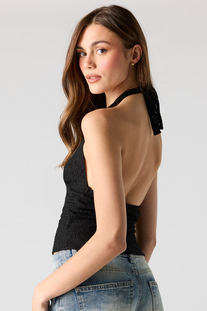 Lace Halter Top