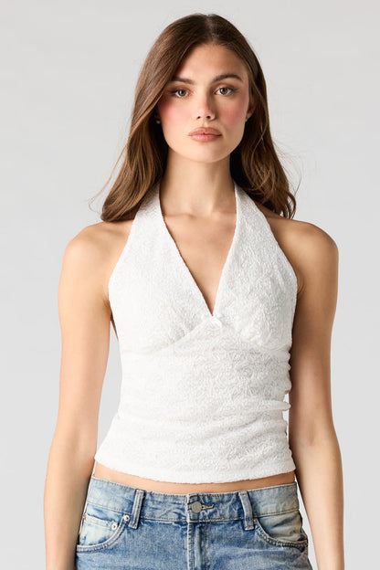 Lace Halter Top