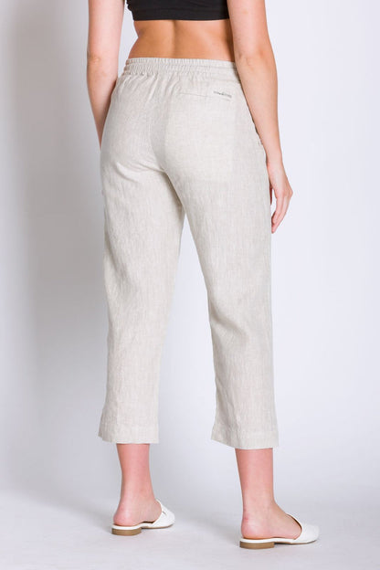 Lana | Women's Linen Capri Pants