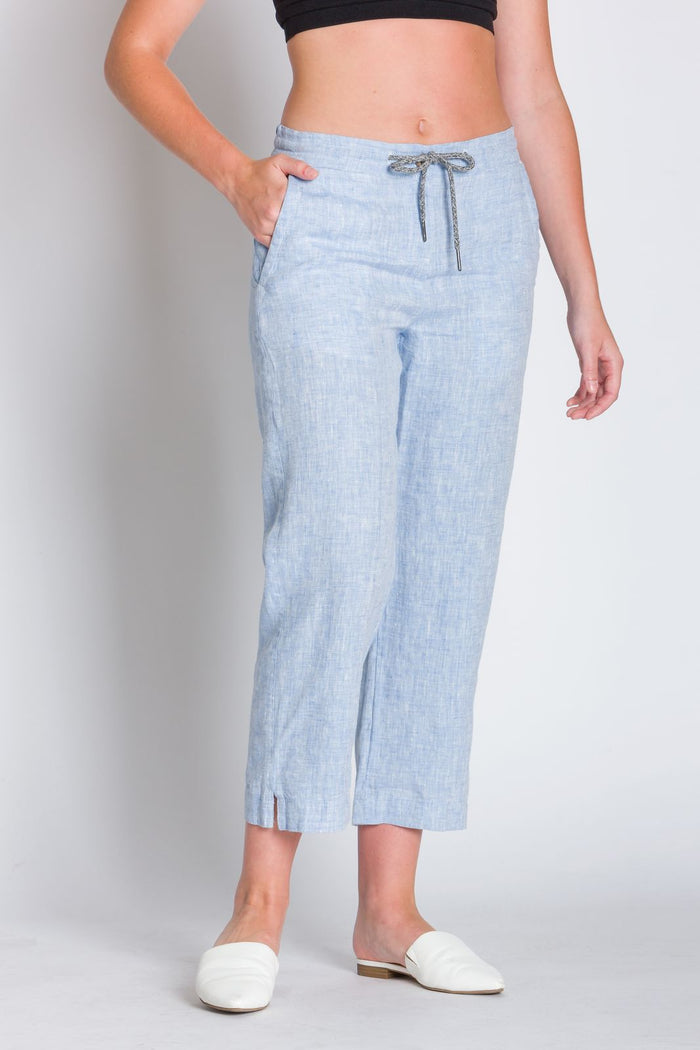 Lana | Women's Linen Capri Pants