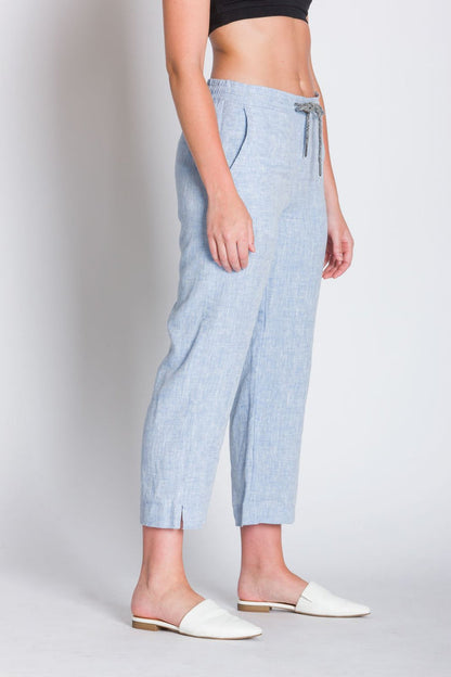 Lana | Women's Linen Capri Pants
