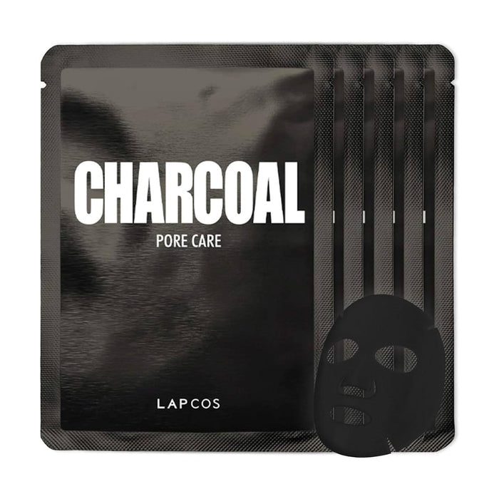 LAPCOS Daily Sheet Mask Charcoal - detoksikuojanti lakštinė veido kaukė