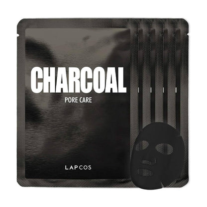 LAPCOS Daily Sheet Mask Charcoal - detoksikuojanti lakštinė veido kaukė