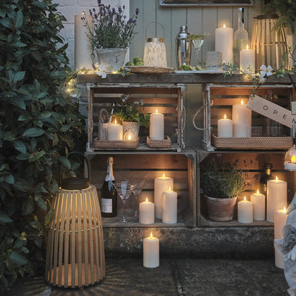 Large Sol Wooden Solar Lantern | Outdoor Garden Decoration