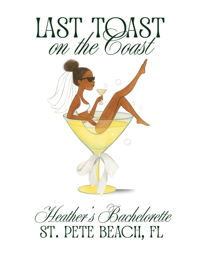 Last Toast on the Coast 12oz Insulated Wine Tumbler - Personalizable