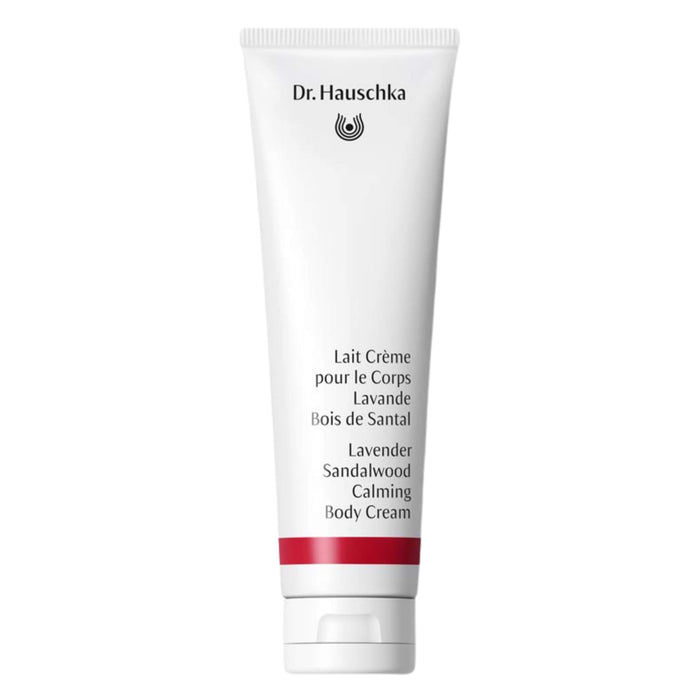 Tube of Dr. Hauschka Lavender Sandalwood Calming Body Cream 145ml