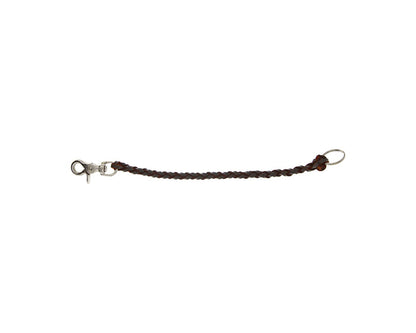 Leather Wallet Chain - Antique Brown - 10"