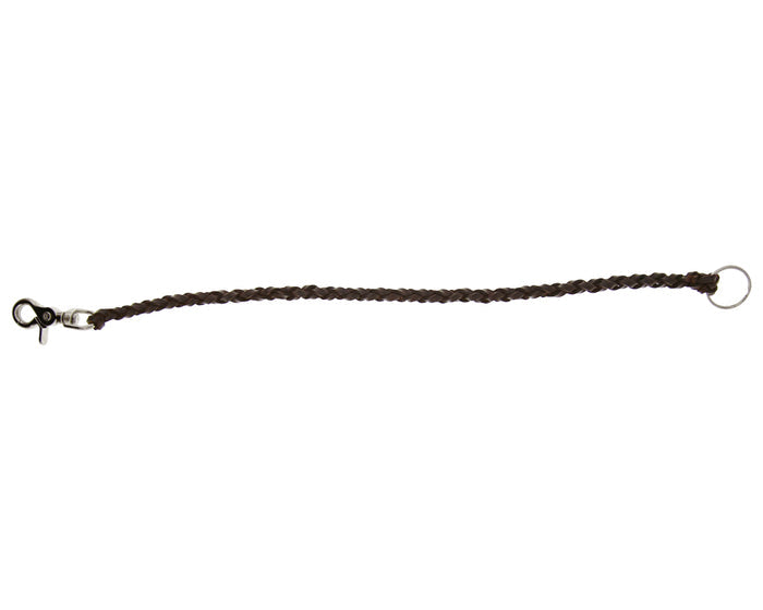 Leather Wallet Chain - Antique Brown - 18"